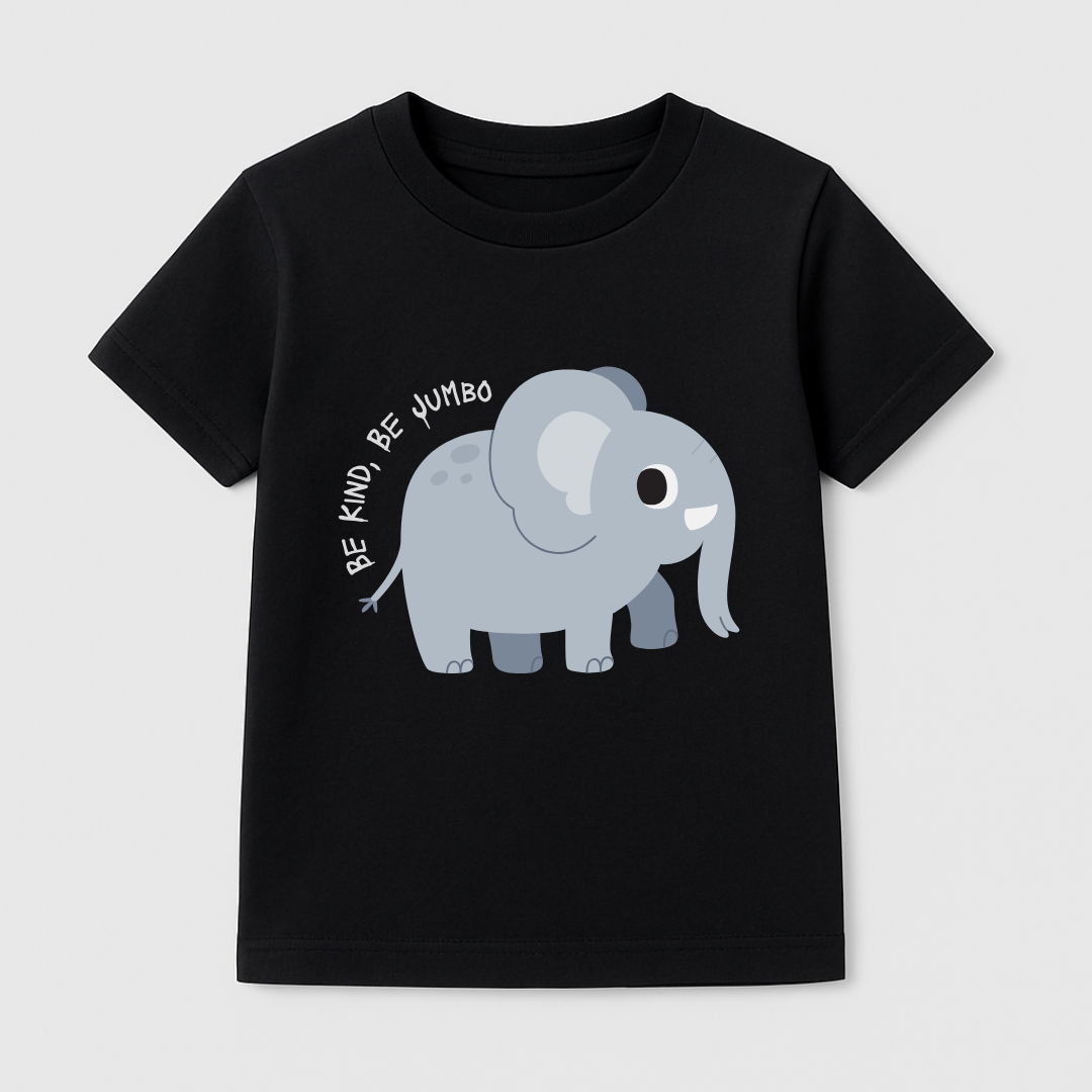 Be Kind, Be Jumbo Kids Short Sleeve T-Shirt Kia & Kel