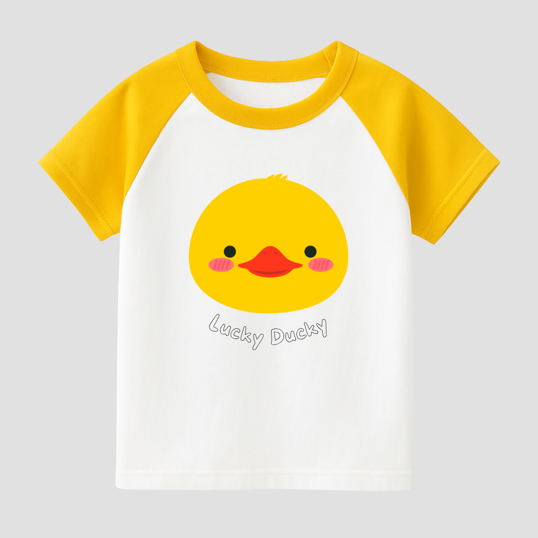 Lucky Ducky Kids Short Sleeve T-Shirt Kia & Kel