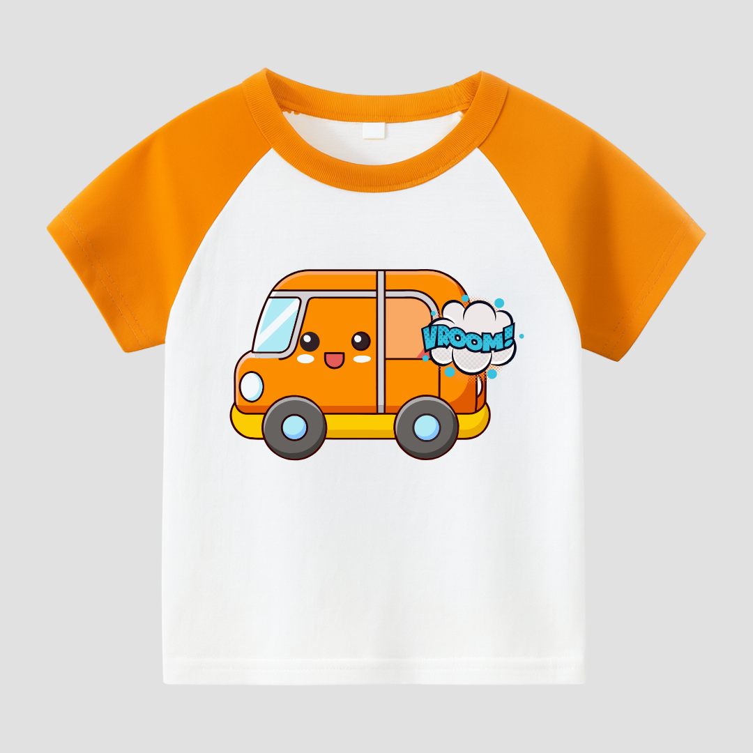 The Bright Bus Kids Short Sleeve T-Shirt Kia & Kel