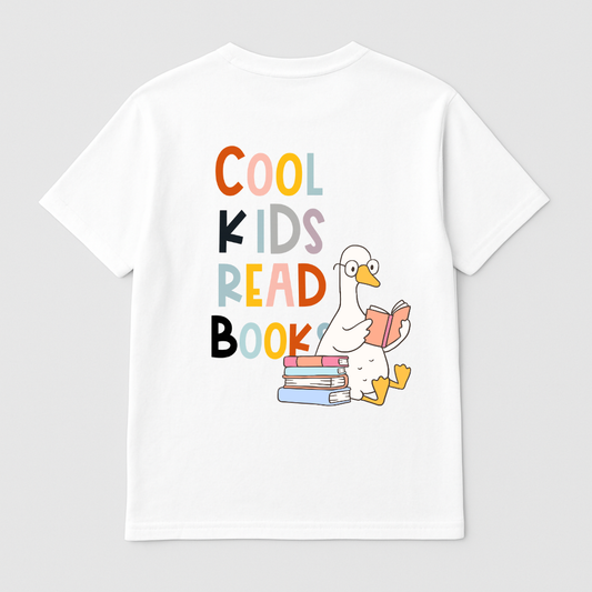 Cool Kids Read Books Kids BackStory T-Shirt