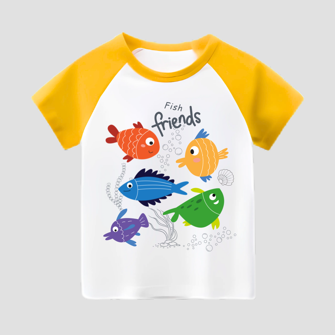 Fish Friends Kids Short Sleeve T-Shirt
