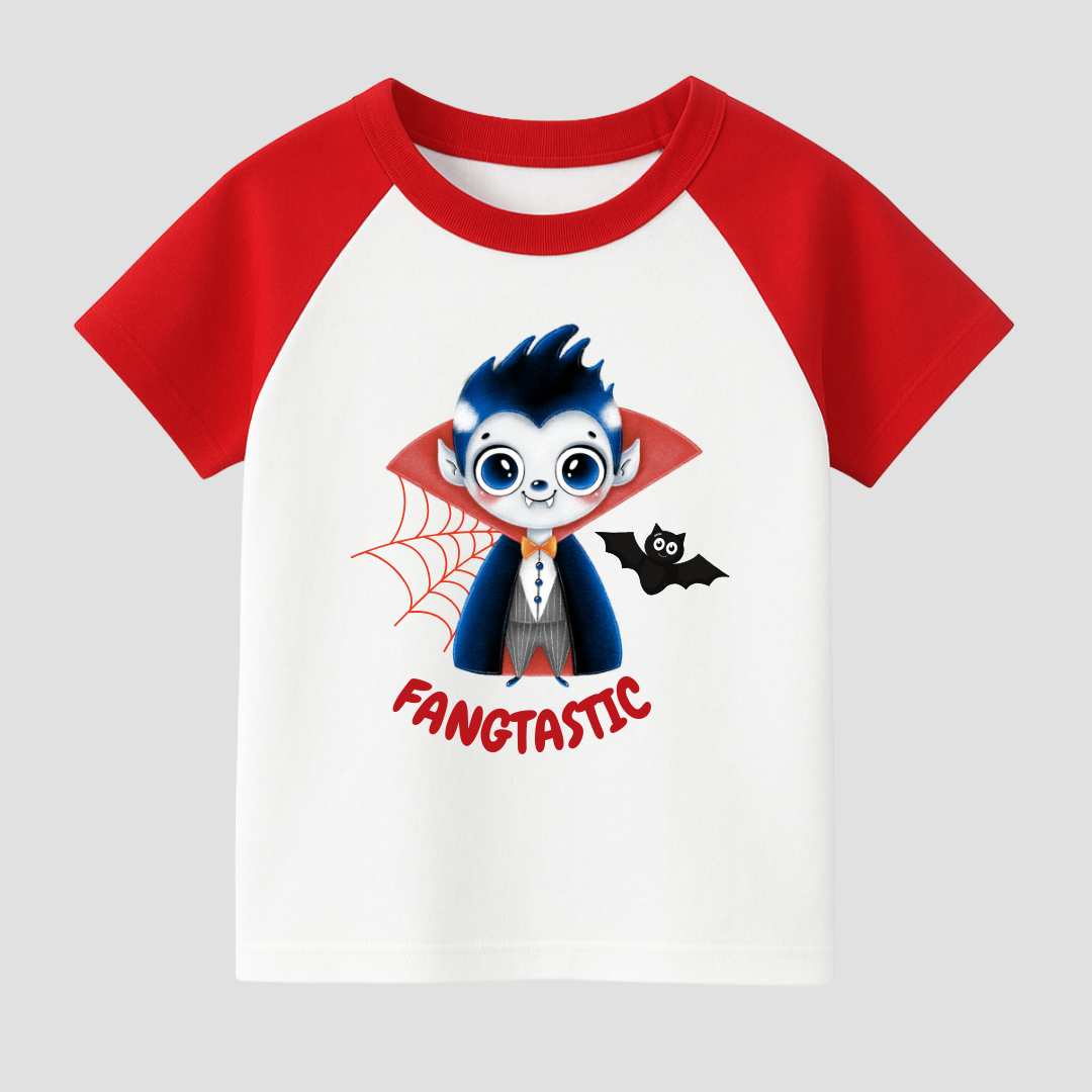 Fangtastic Vampire Kids Short Sleeve T-Shirt Kia & Kel