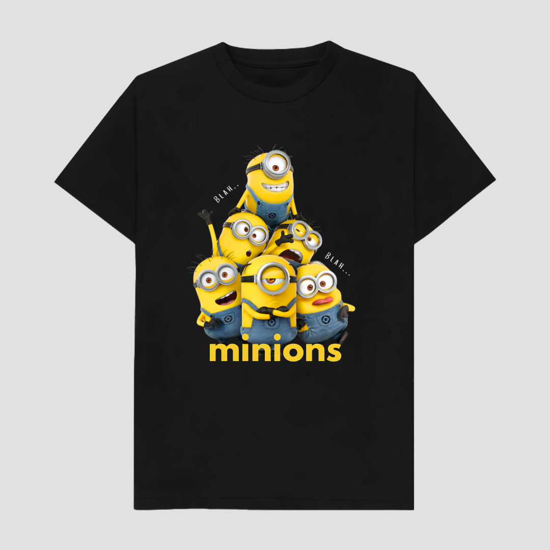 Minion Madness Kids Short Sleeve T-Shirt Kia & Kel
