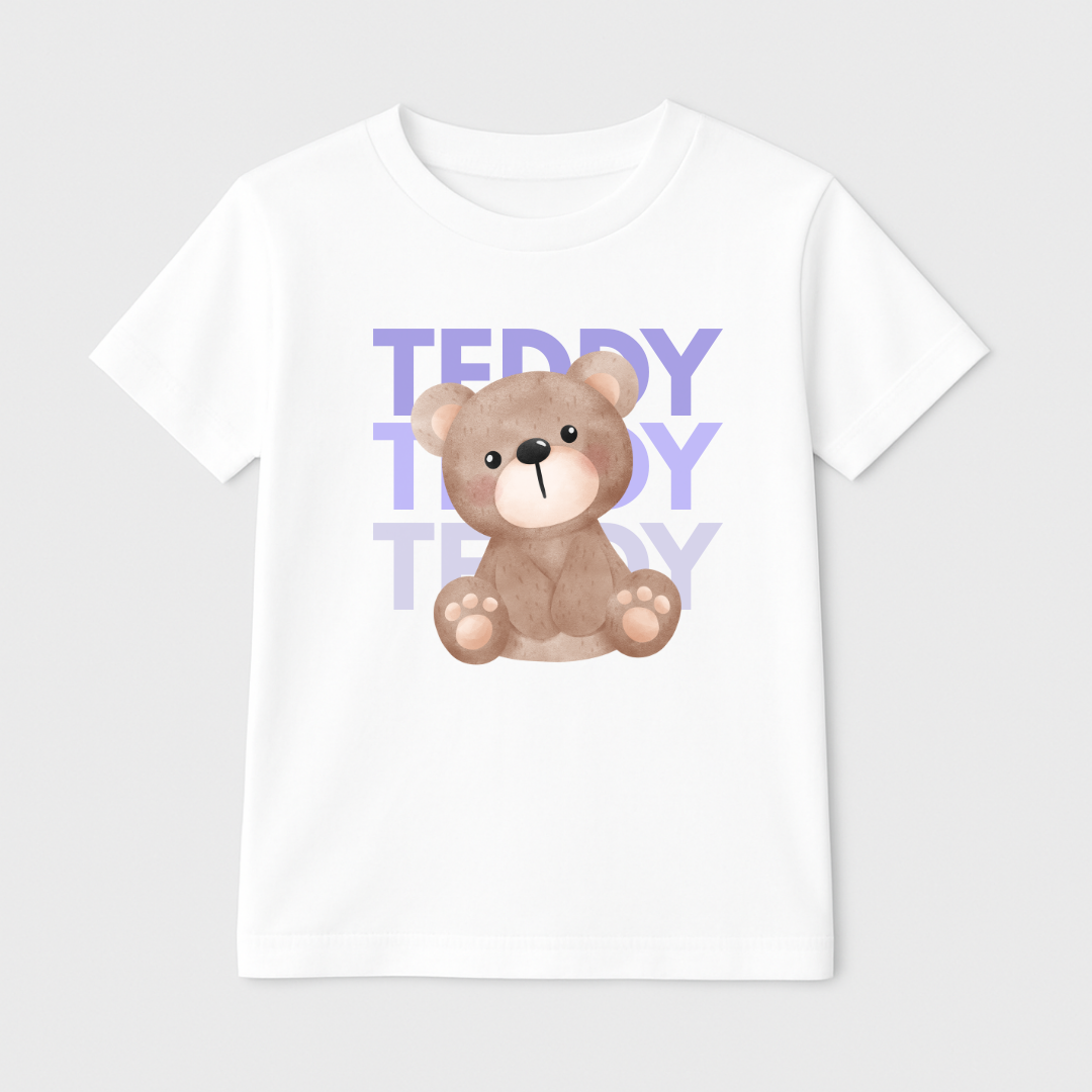 Teddy Love Kids Short Sleeve T-Shirt