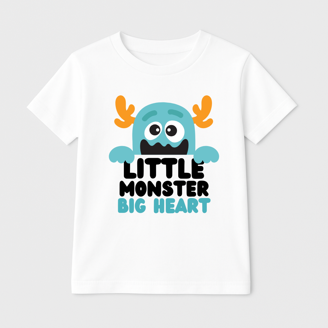 Little Monster Kids Short Sleeve T-Shirt Kia & Kel