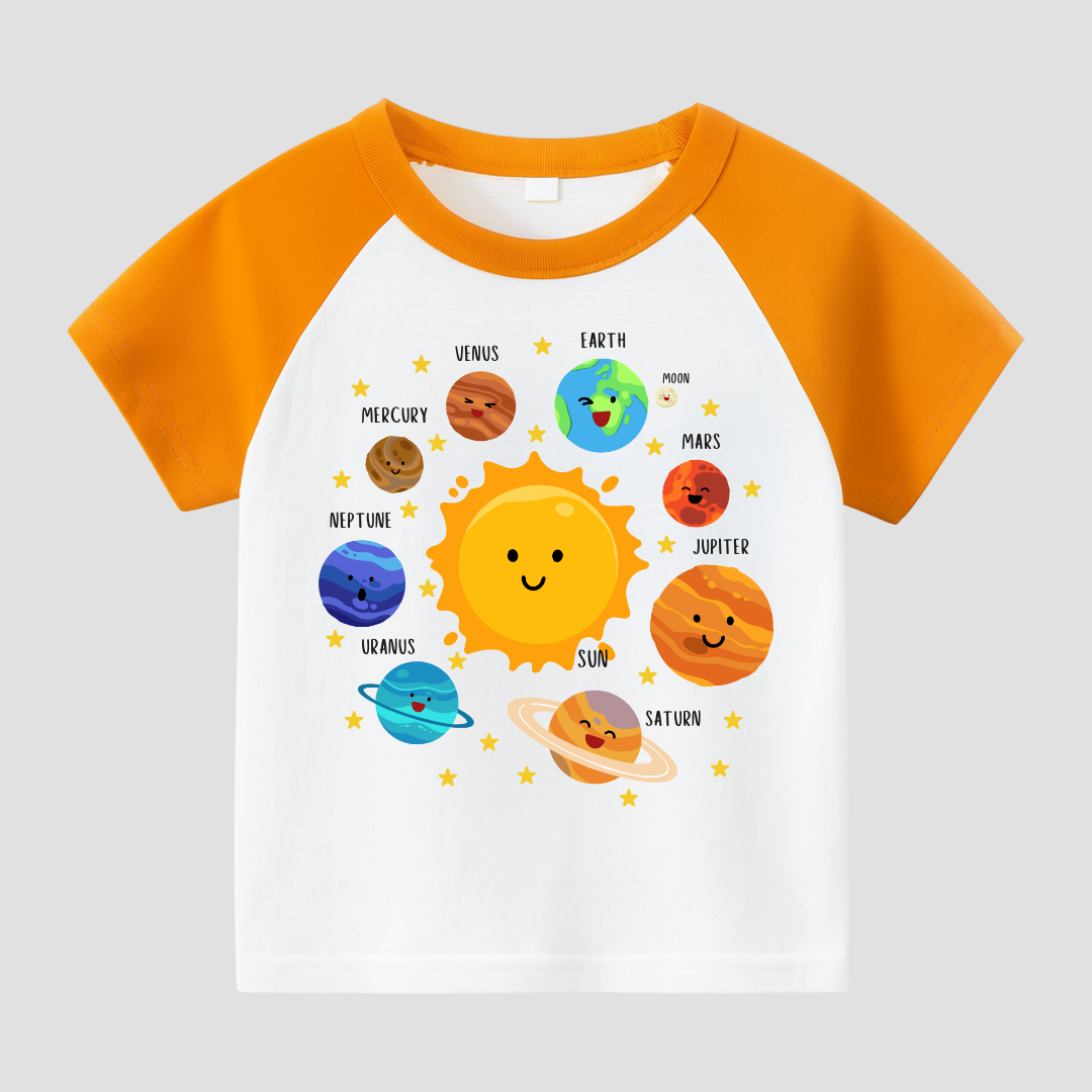 Solar System Kids Short Sleeve T-Shirt Kia & Kel