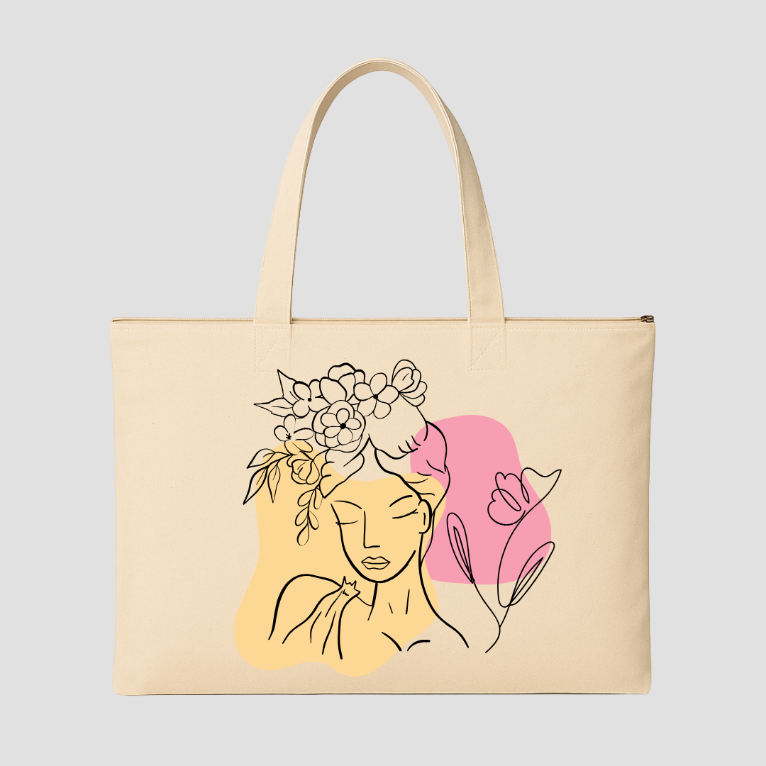 Bloom & Glow Tote Bags Kia & Kel