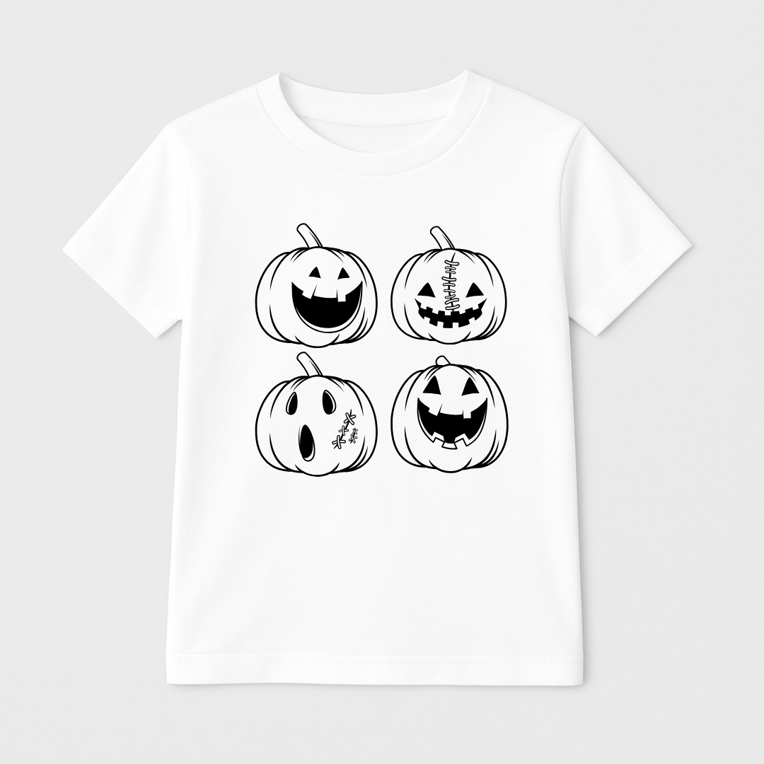 Pumpkin Patch Party Kids Short Sleeve T-Shirt Kia & Kel