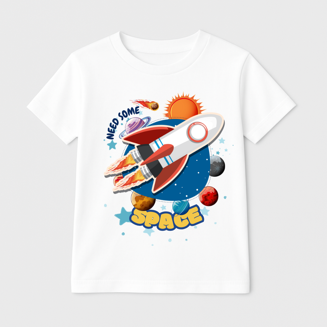 Need Some Space Kids Short Sleeve T-Shirt