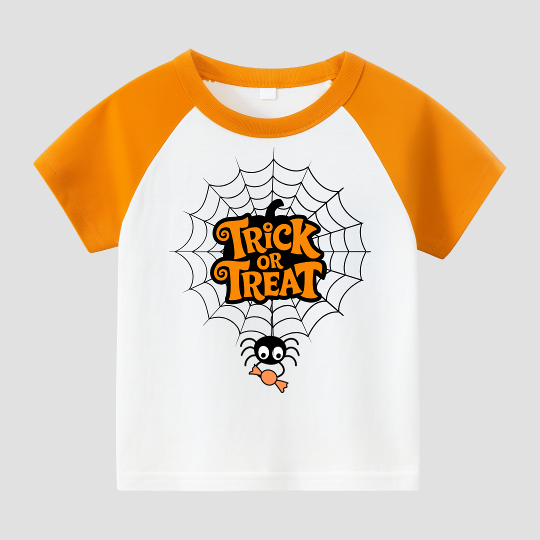 Treat Spidey Kids Short Sleeve T-Shirt Kia & Kel