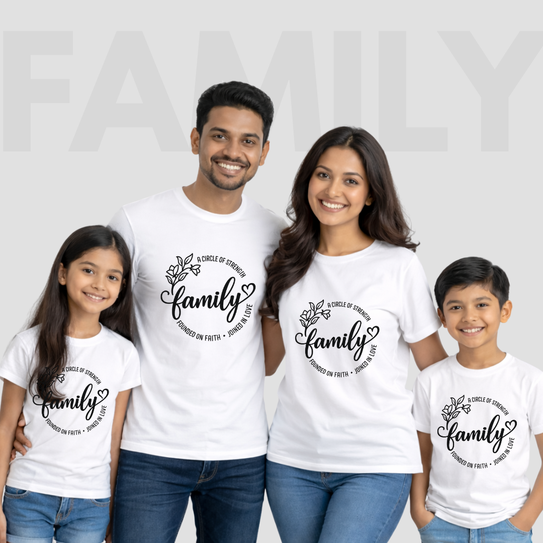 Circle of Strength Family Tees Kia & Kel