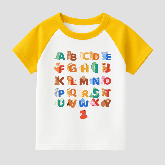 Alphabet Adventure Kids Short Sleeve T-Shirt