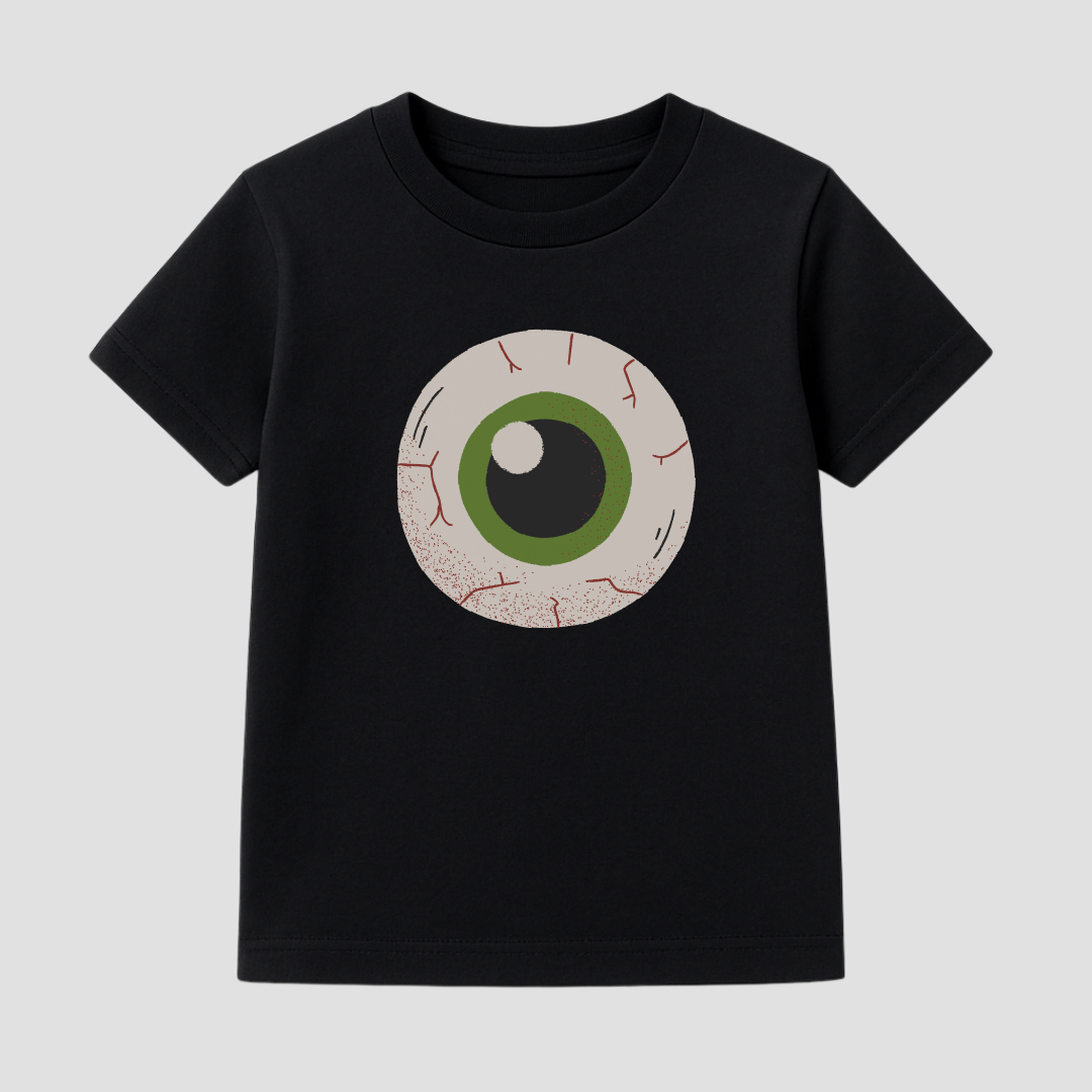 Spooky Eye Kids Short Sleeve T-Shirt Kia & Kel