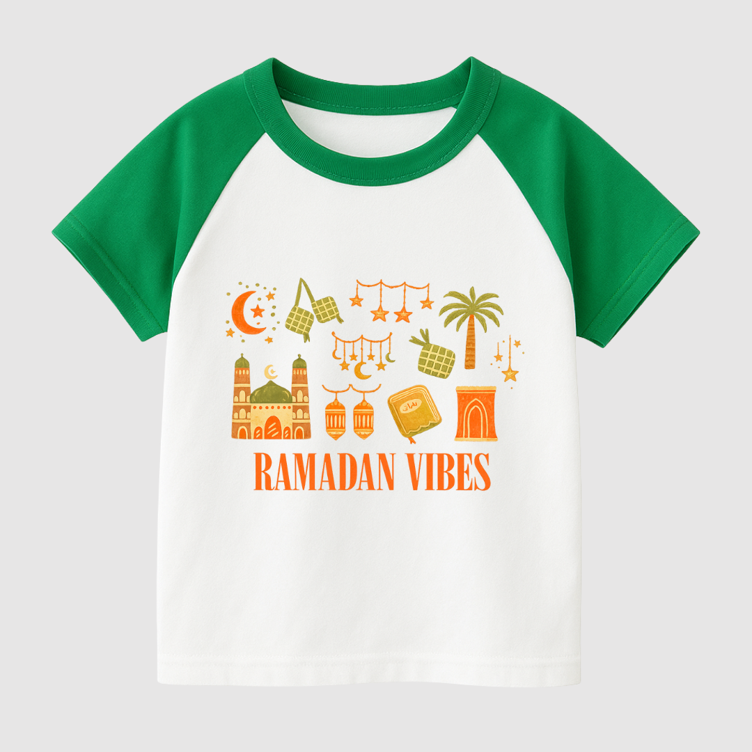 Ramadan Vibes Kids Short Sleeve T-Shirt