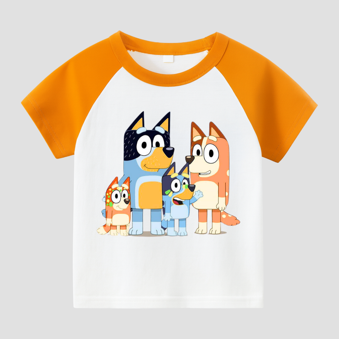 Personalized Short Sleeve Kids T-Shirt Kia & Kel