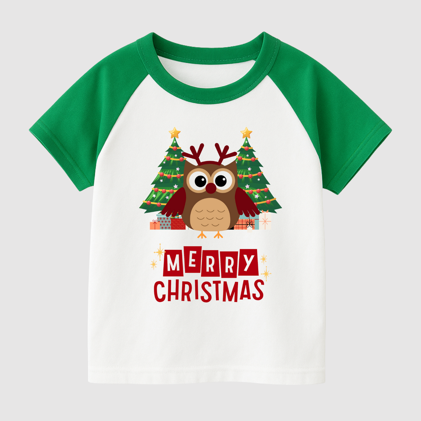 Hooty Holiday Kids Short Sleeve T-Shirt