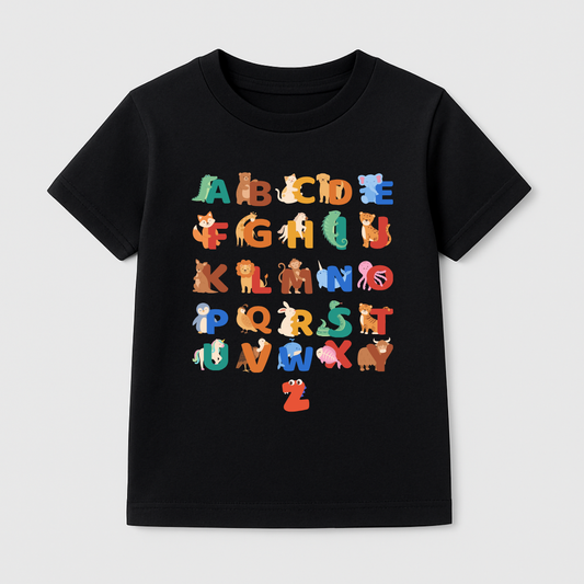 Alphabet Adventure Kids Short Sleeve T-Shirt