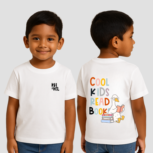 Cool Kids Read Books Kids BackStory T-Shirt