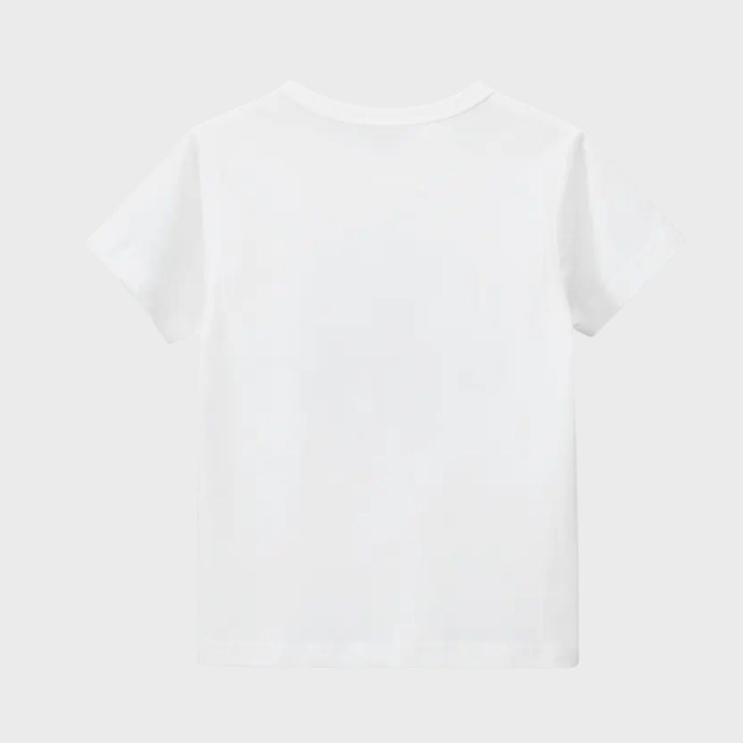 Dino Around Neck Kids Short Sleeve T-Shirt