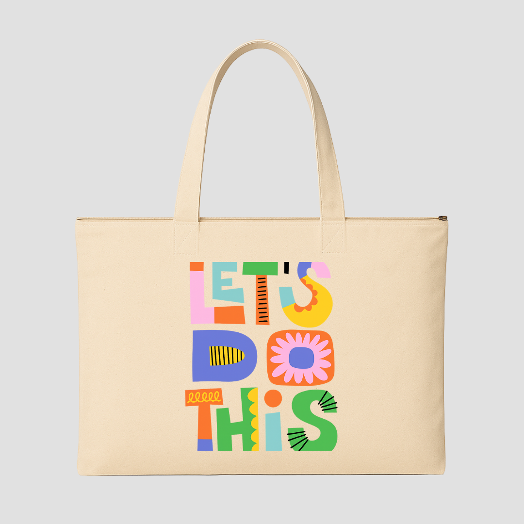 Let's Do This Tote Bags Kia & Kel