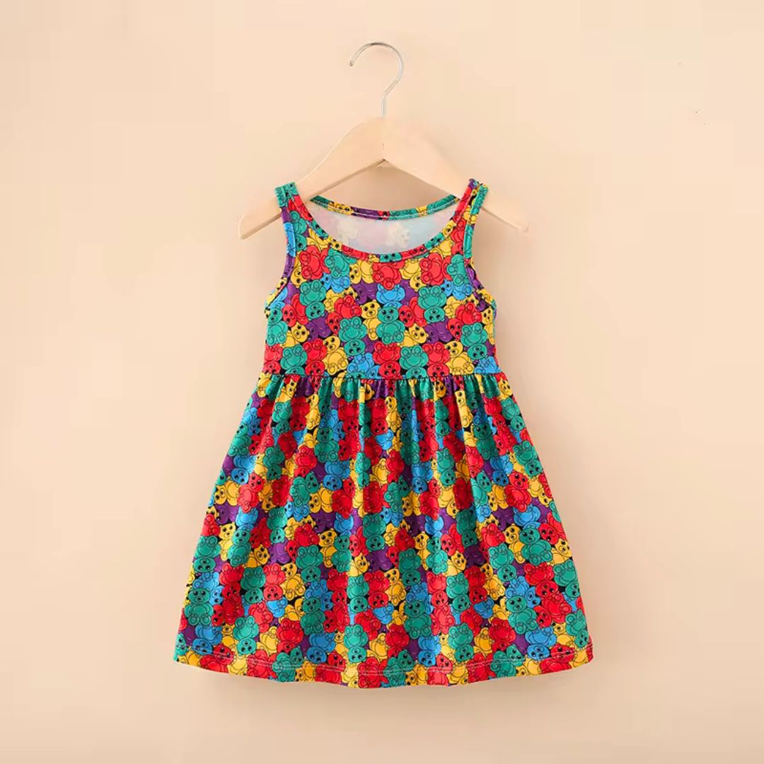 Panda Party Beach Strap Dress Kia & Kel