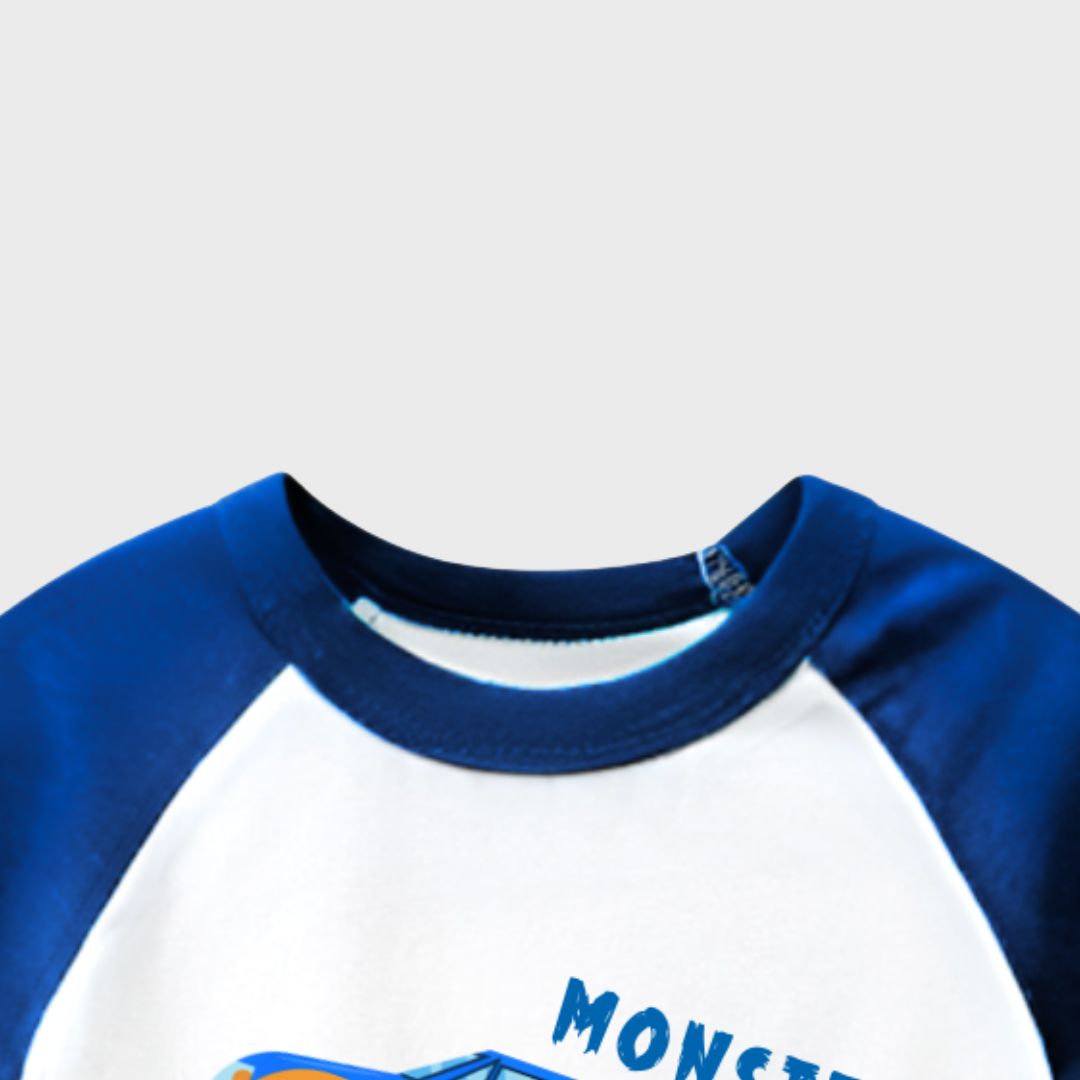 Monster Truck Kids Short Sleeve T-Shirt