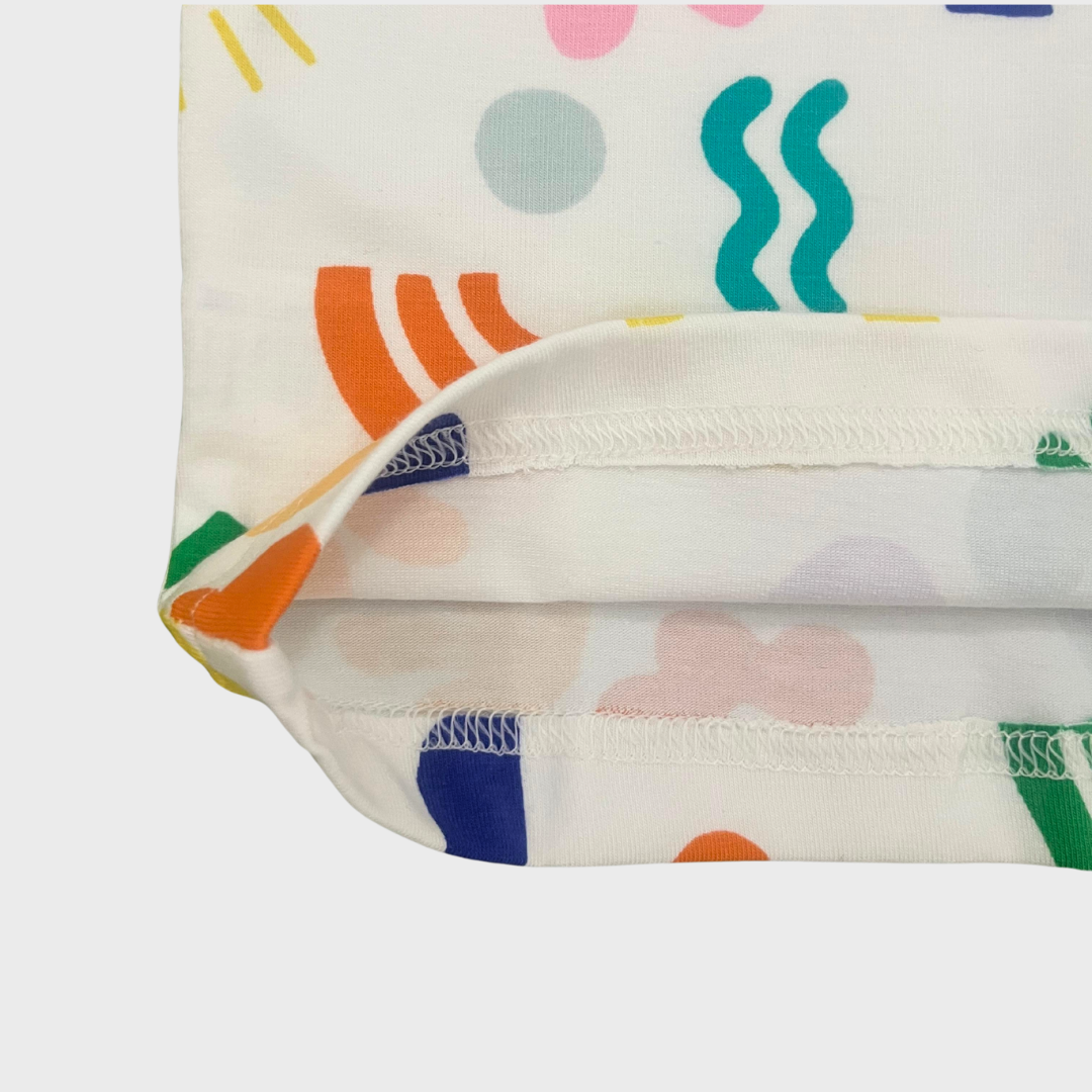Summer Print Kids Short Sleeve T-Shirt