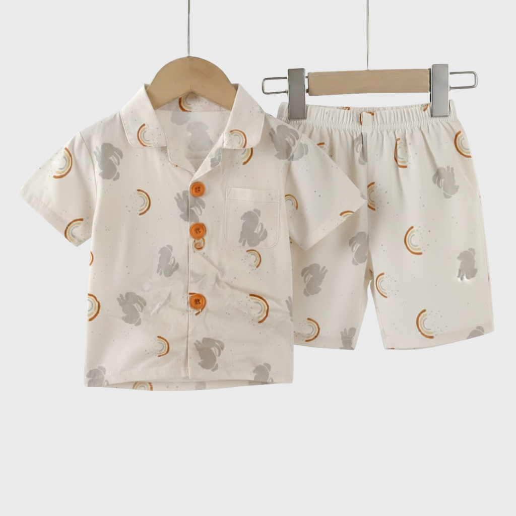 Sunset Bunny Pajama Set