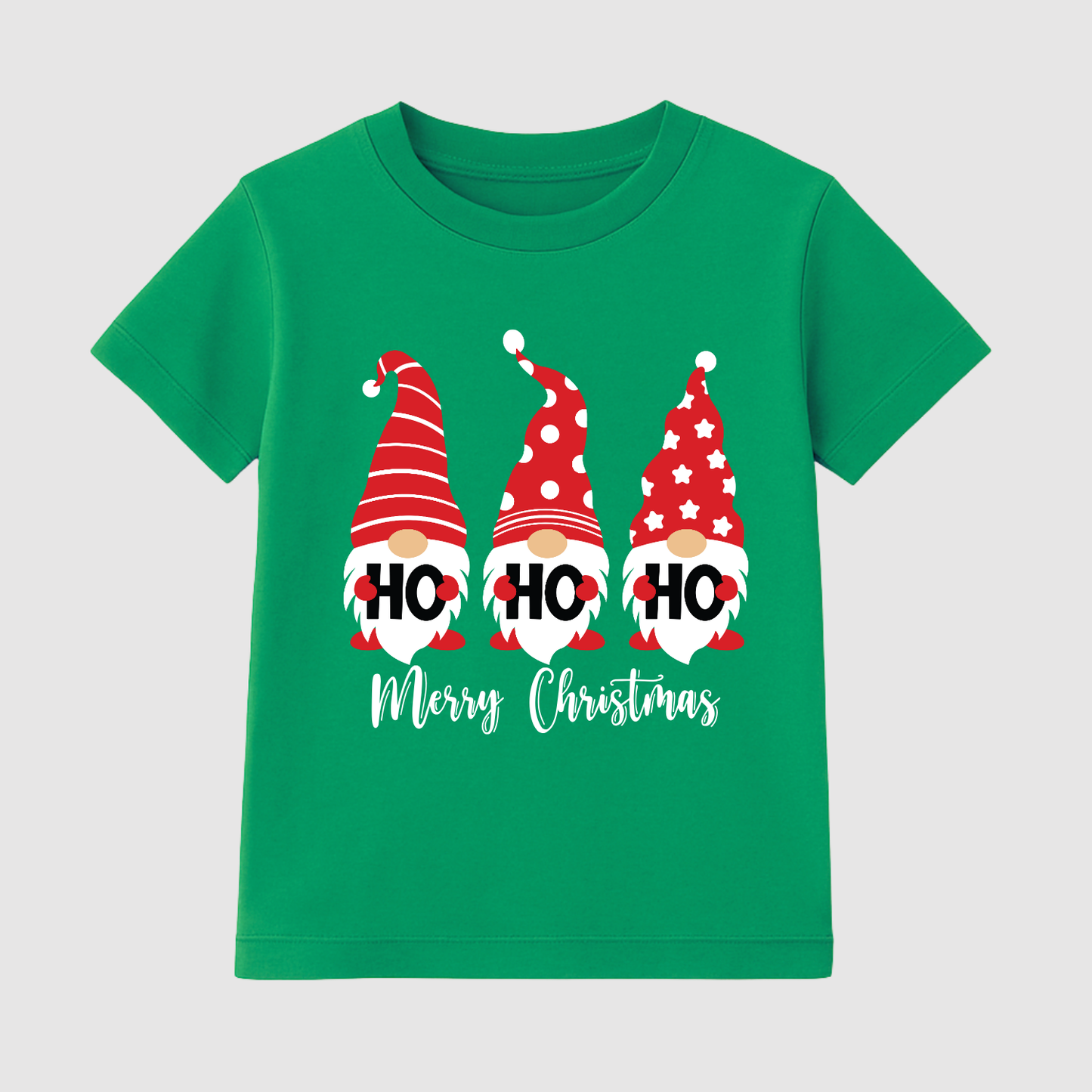 Ho Ho Happiness Kids Short Sleeve T-Shirt