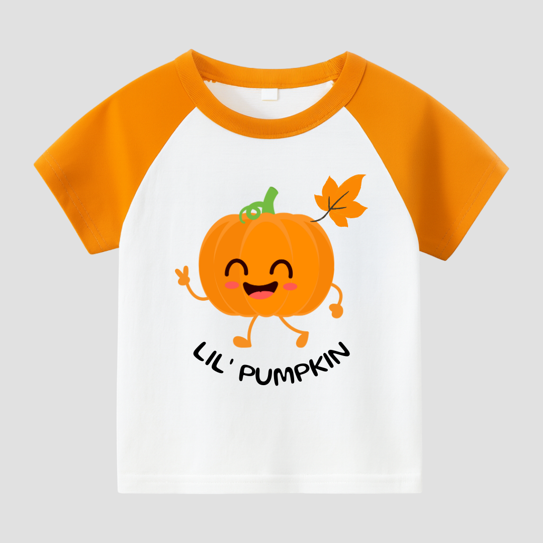 Lil’ Pumpkin Kids Short Sleeve T-Shirt Kia & Kel