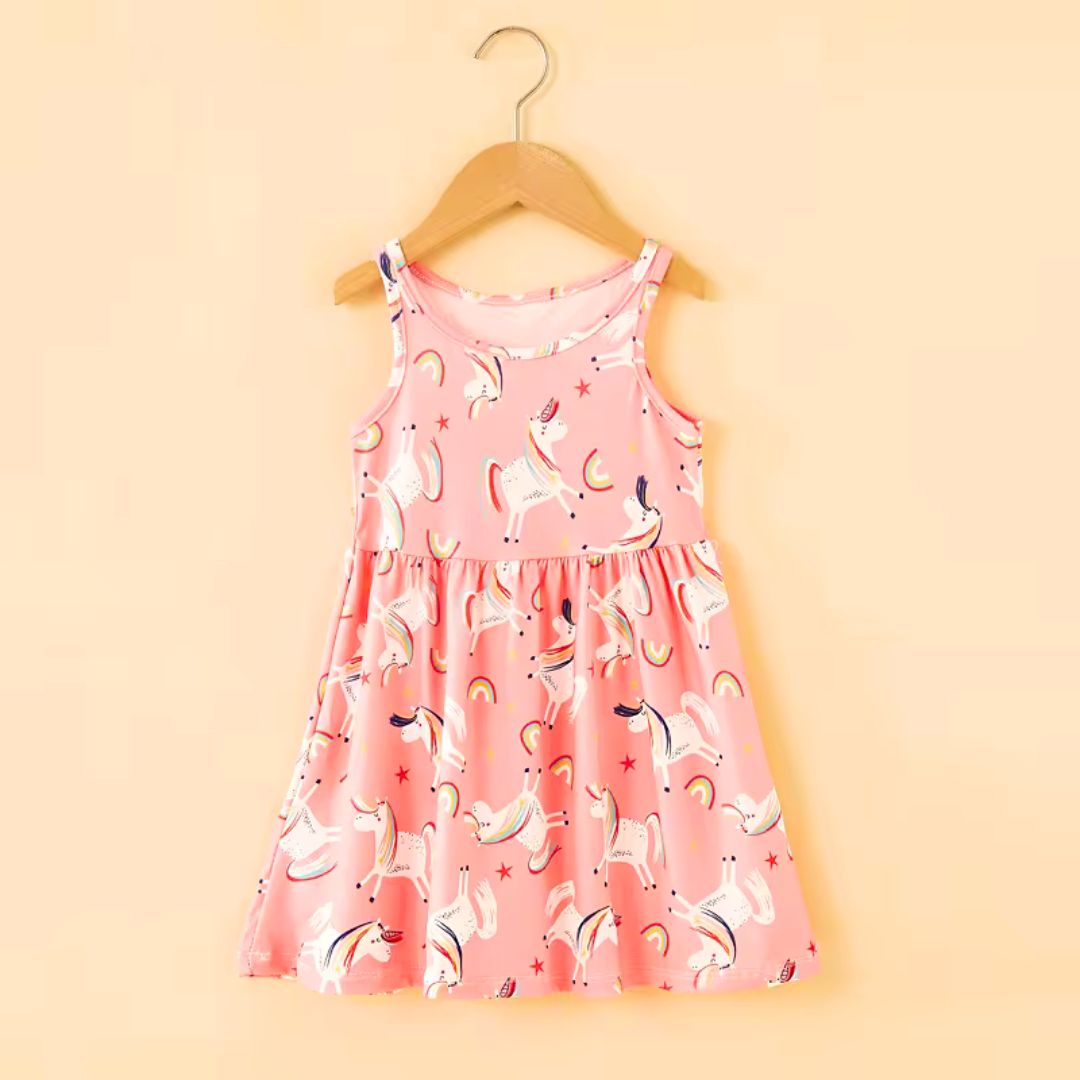 Magical Unicorn Beach Strap Dress Kia & Kel