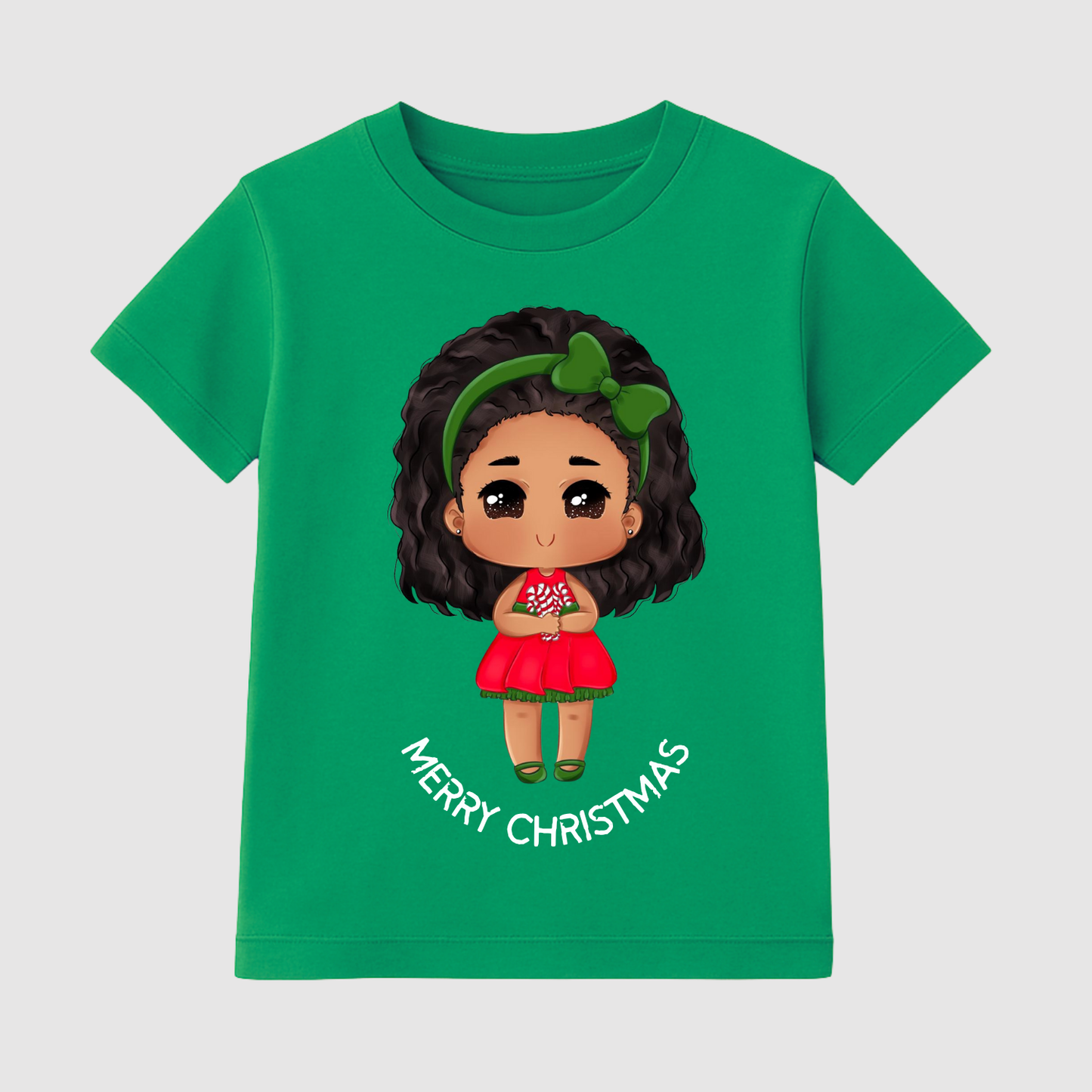 Miss Christmas Kids Short Sleeve T-Shirt