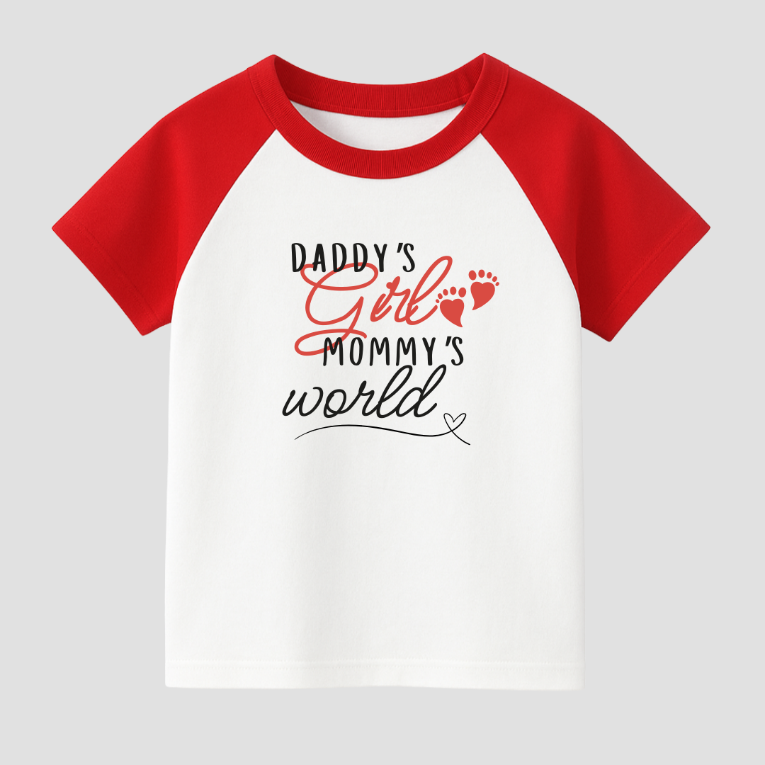 Loved by Mom & Dad Kids Short Sleeve T-Shirt
