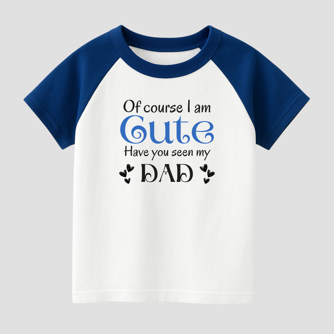 Cute Like Mom & Dad Kids Short Sleeve T-Shirt Kia & Kel