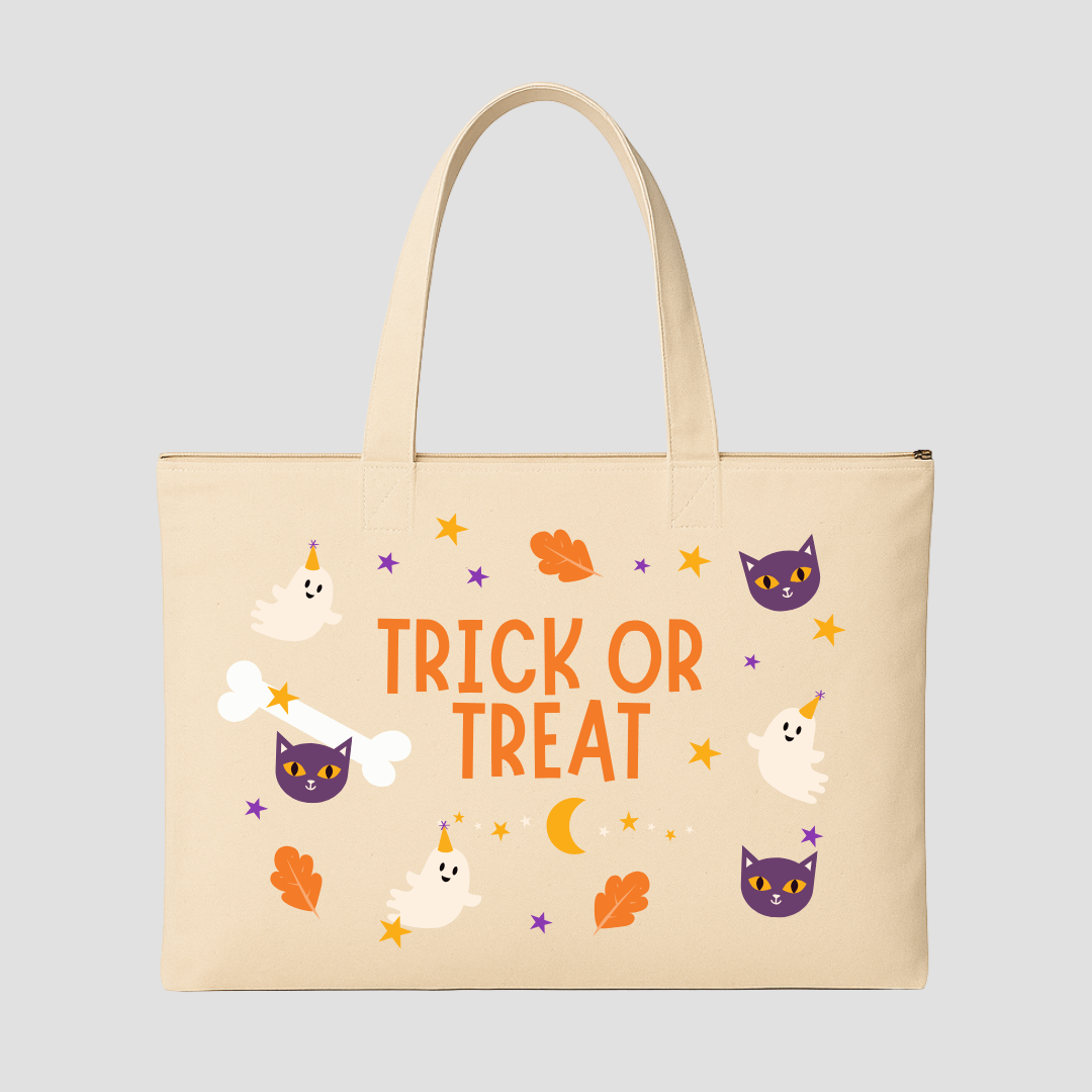 Trick or Treat Tote Bags (15 × 18 inches)