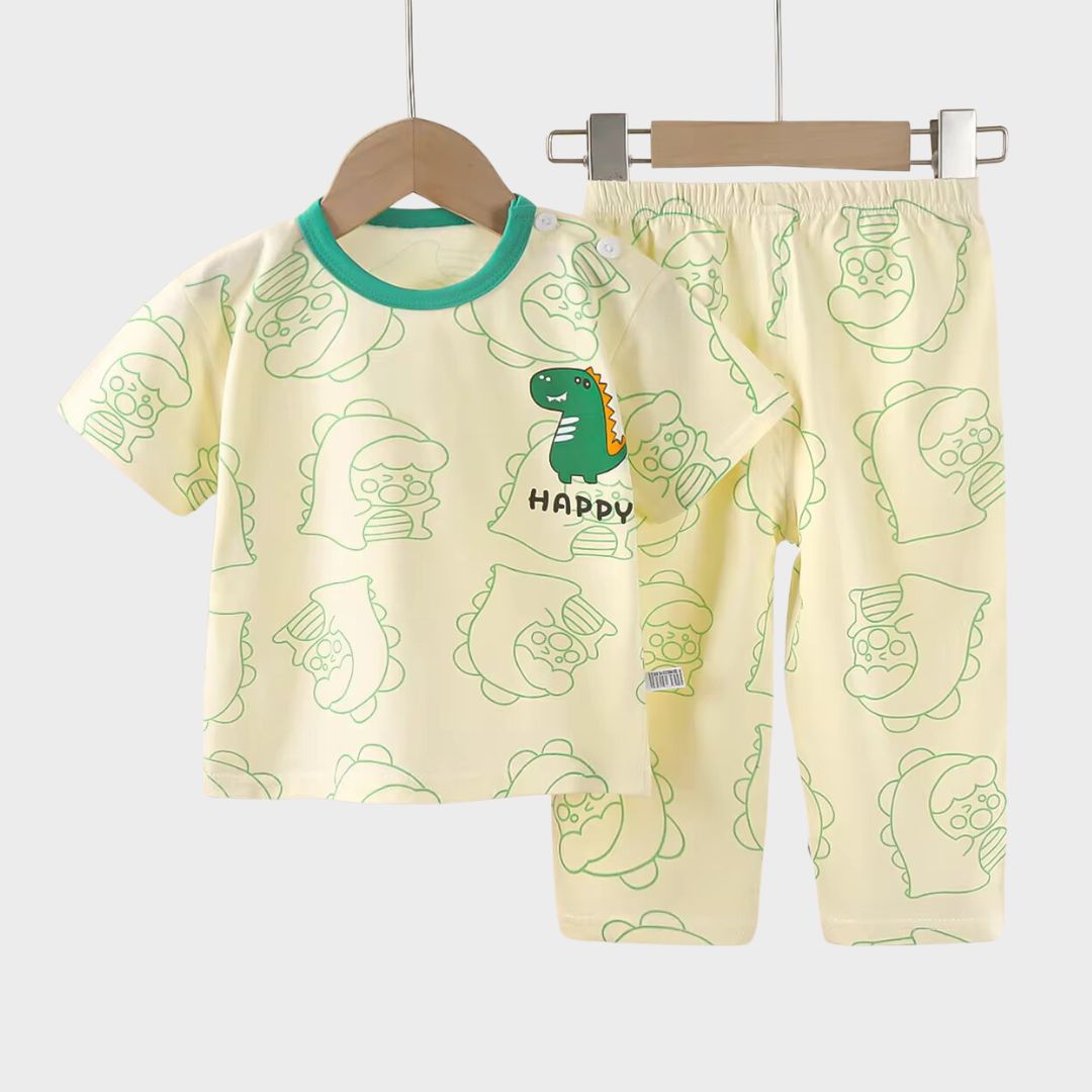 Happy Dino Kids Pajamas Set Kia & Kel