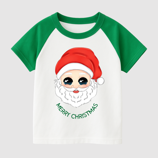Cutie Claus Alert Kids Short Sleeve T-Shirt