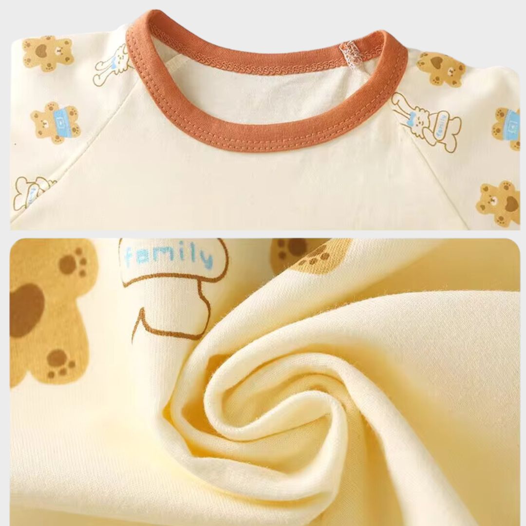 Teddy Bunny Family Kids Pajamas Set