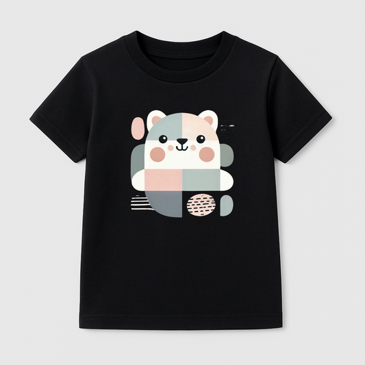 Geo Bear Kids Short Sleeve T-Shirt
