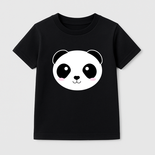 Little Panda Love Kids Short Sleeve T-Shirt