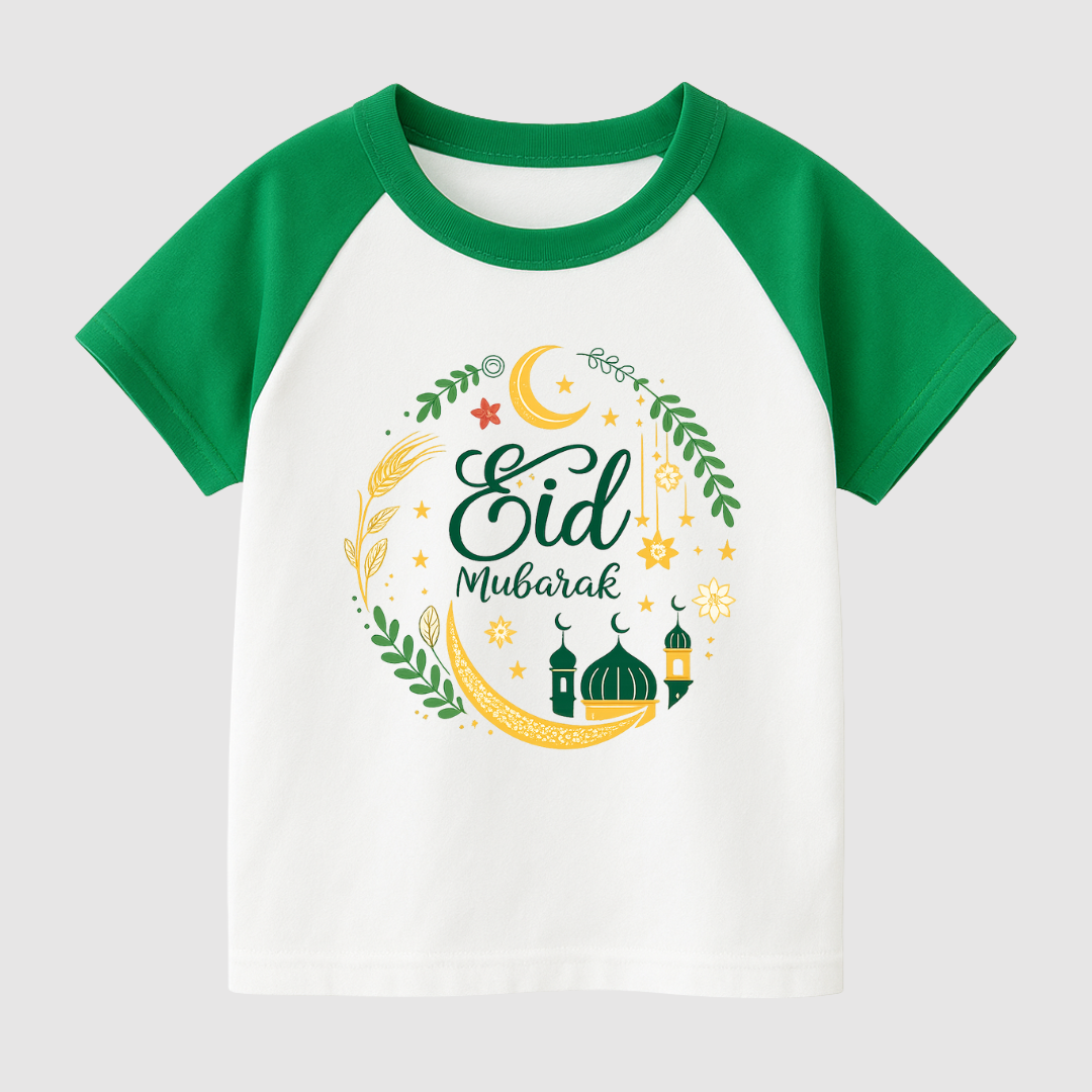 Blessed Crescent Kids Short Sleeve T-Shirt