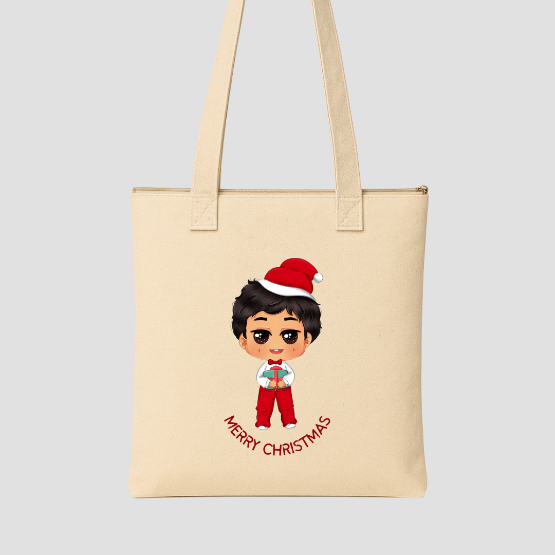 Merry & Cozy Tote Bags (15.5 × 13.5 inches) & (15 × 18 inches)
