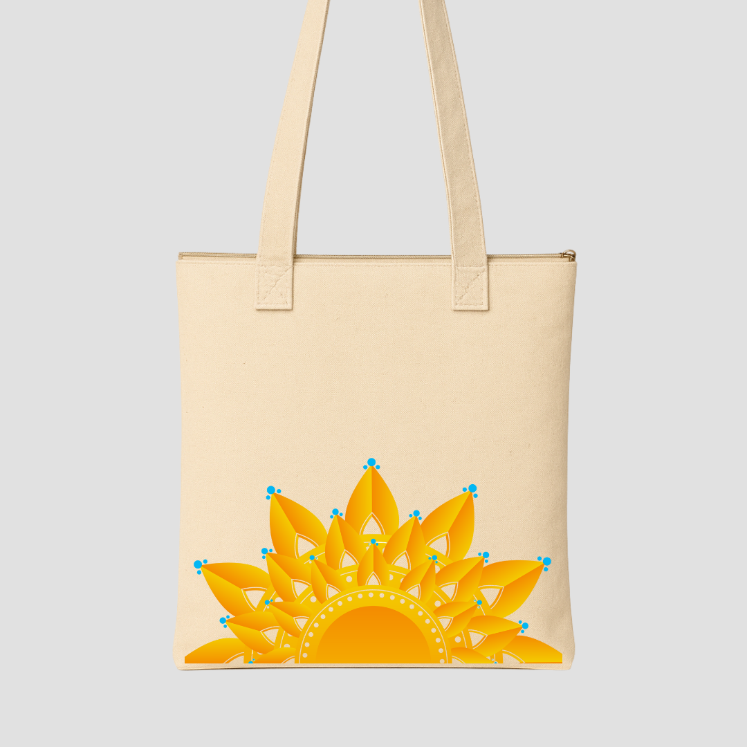 Golden Glow Tote Bags Kia & Kel