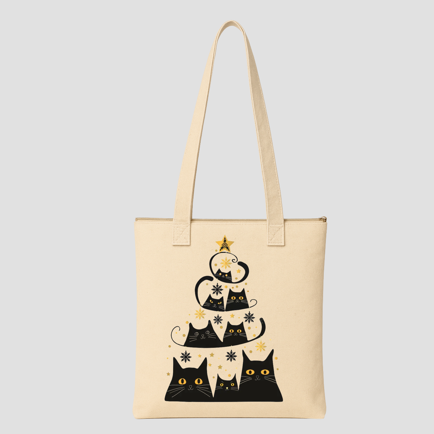 Merry & Cozy Tote Bags (15.5 × 13.5 inches) & (15 × 18 inches)
