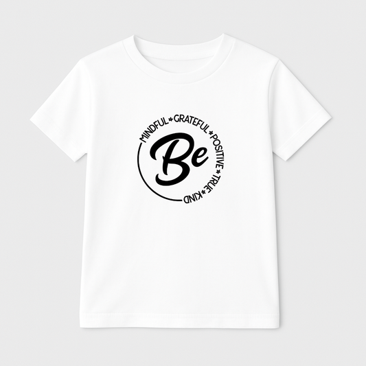 Be Positive Vibe Kids Short Sleeve T-Shirt