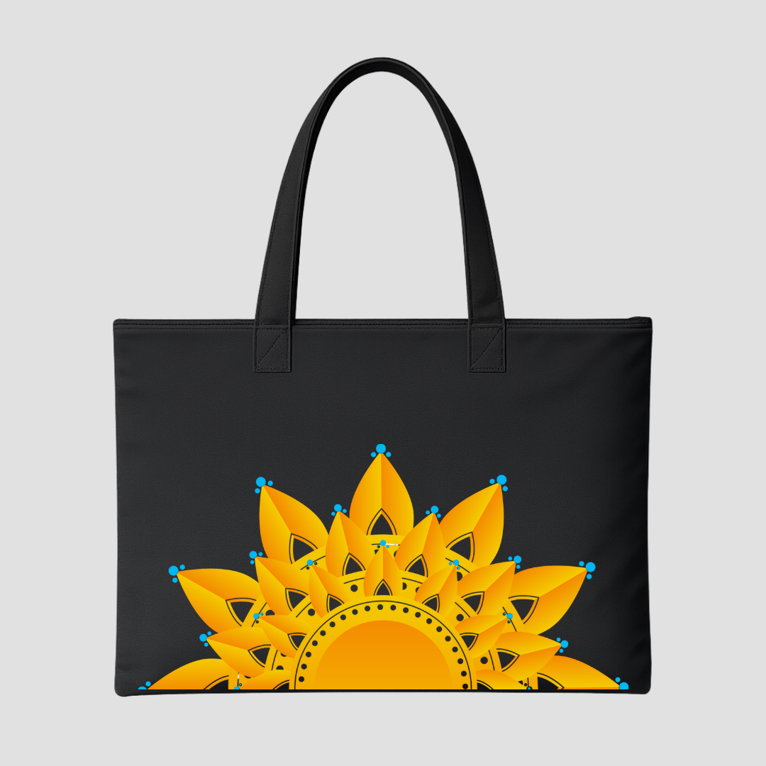 Golden Glow Tote Bags Kia & Kel