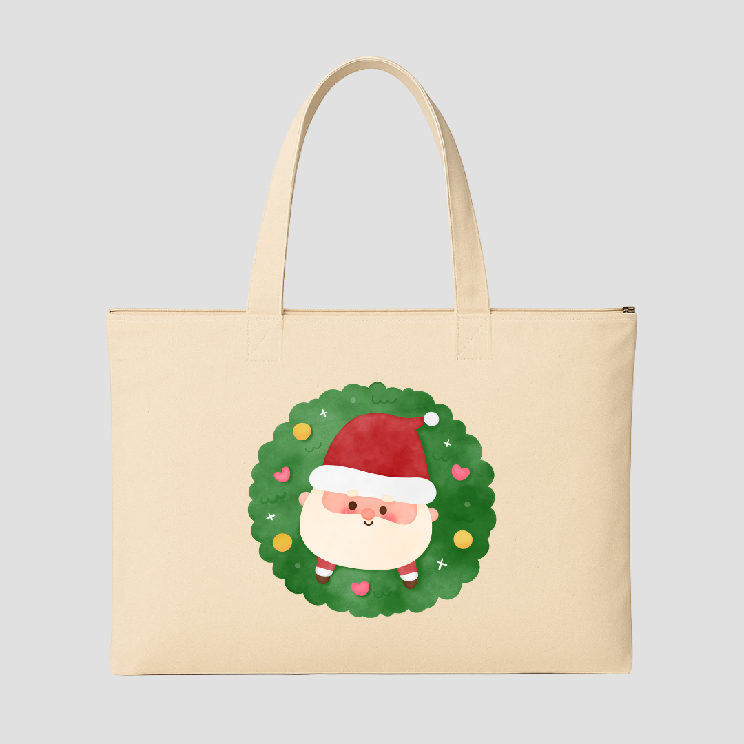 Merry & Cozy Tote Bags (15.5 × 13.5 inches) & (15 × 18 inches)