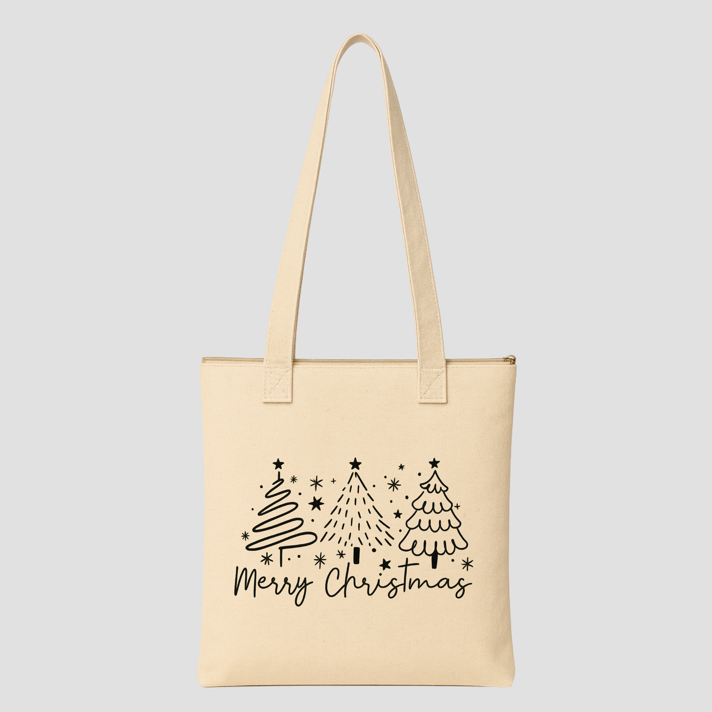 Merry & Cozy Tote Bags (15.5 × 13.5 inches) & (15 × 18 inches)