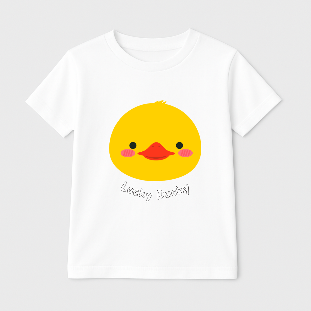 Lucky Ducky Kids Short Sleeve T-Shirt Kia & Kel