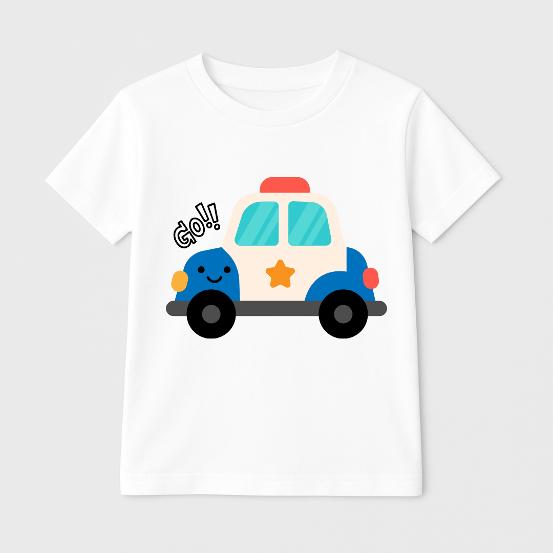 Go Go Rescue Kids Short Sleeve T-Shirt Kia & Kel